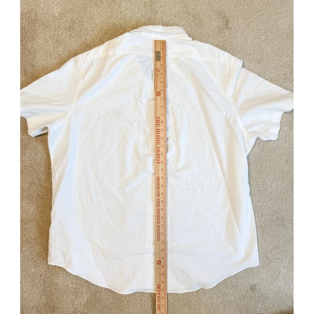 Polo Ralph Lauren Classic Fit Oxford Shirt White Button Down Men's XXL